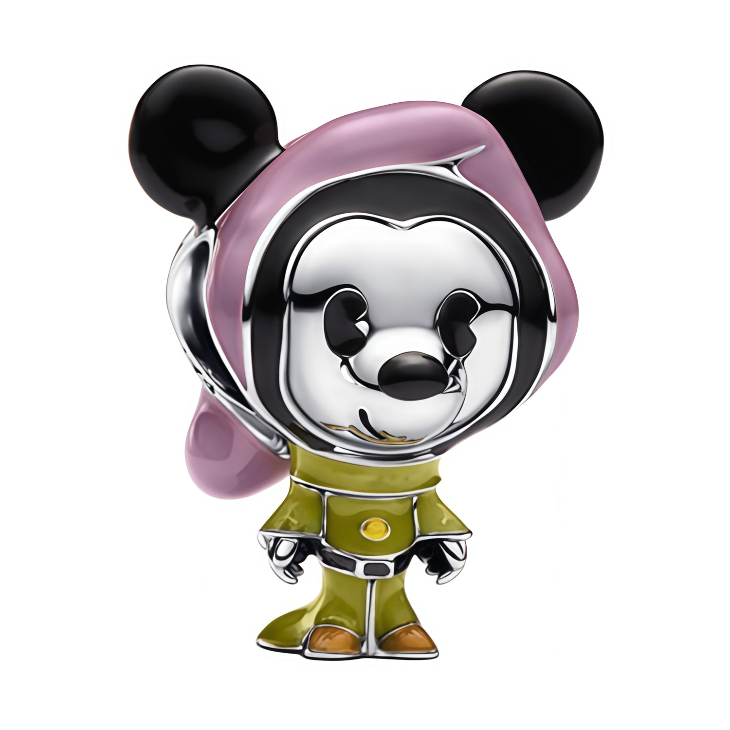Charm original représentant Mickey déguisé en Simplet, avec un design amusant et détaillé qui reprend les codes du personnage avec une touche Disney pleine de fantaisie. Ses couleurs douces et son expression attendrissante en font un bijou fun et original pour votre bracelet.

Caractéristiques :

- Matière : Argent 925.
- Design : Mickey déguisé en Simplet avec détails émaillés.
- Style : Disney, ludique et collector.
- Symbolique : Humour, tendresse, imagination et univers Disney.
- Compatibilité : Charm c