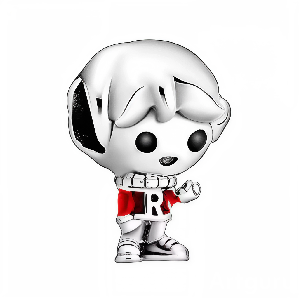 Complète le Trio d'Or avec ce charm Ron Weasley Harry Potter en argent sterling 925, portrait miniature du fidèle Gryffondor aux cheveux roux ébouriffés et au courage maladroit. Sculpté avec pull familial "R", baguette prête et expression espiègle, il incarne l'ami loyal des échecs géants au bal de Noël. Suspendu à une bélière lisse compatible bracelets Pandora, ce bijou complice apporte humour et fraternité à ton poignet. Poinçonné S925, sans nickel et Échiquier-proof, parfait pour fans des Weasley, des pa