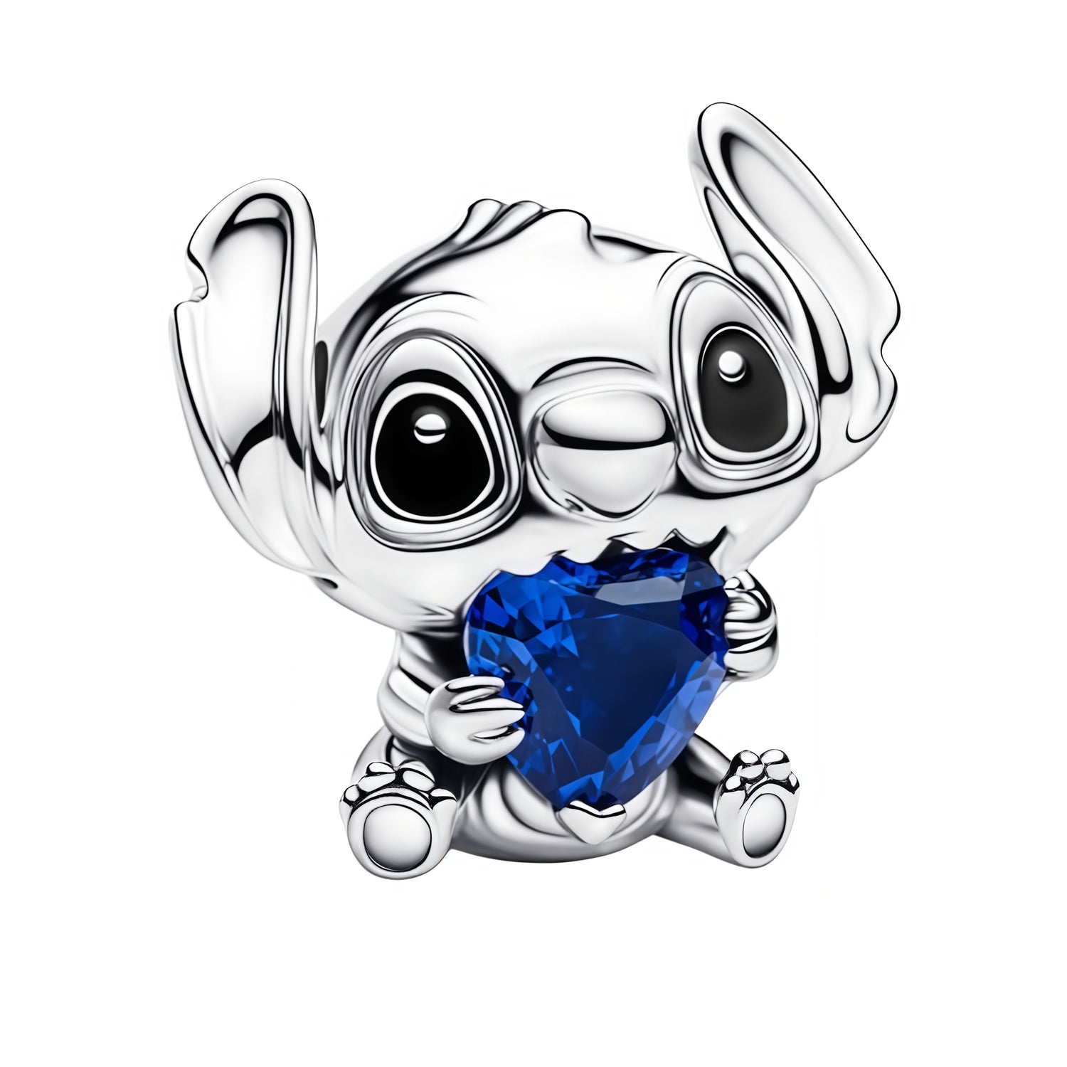 Charm attendrissant représentant Stitch tenant un cœur bleu, symbole de tendresse et d’affection. Son design doux et coloré apporte une touche adorable et pleine d’émotion à votre bracelet, parfait pour les fans de l’univers Disney.

Caractéristiques :

- Matière : Argent 925.
- Design : Stitch avec un cœur bleu et des détails colorés.
- Style : Disney, tendre et original.
- Symbolique : Amour, affection, amitié et douceur.
- Compatibilité : Charm compatible avec bracelets et colliers.