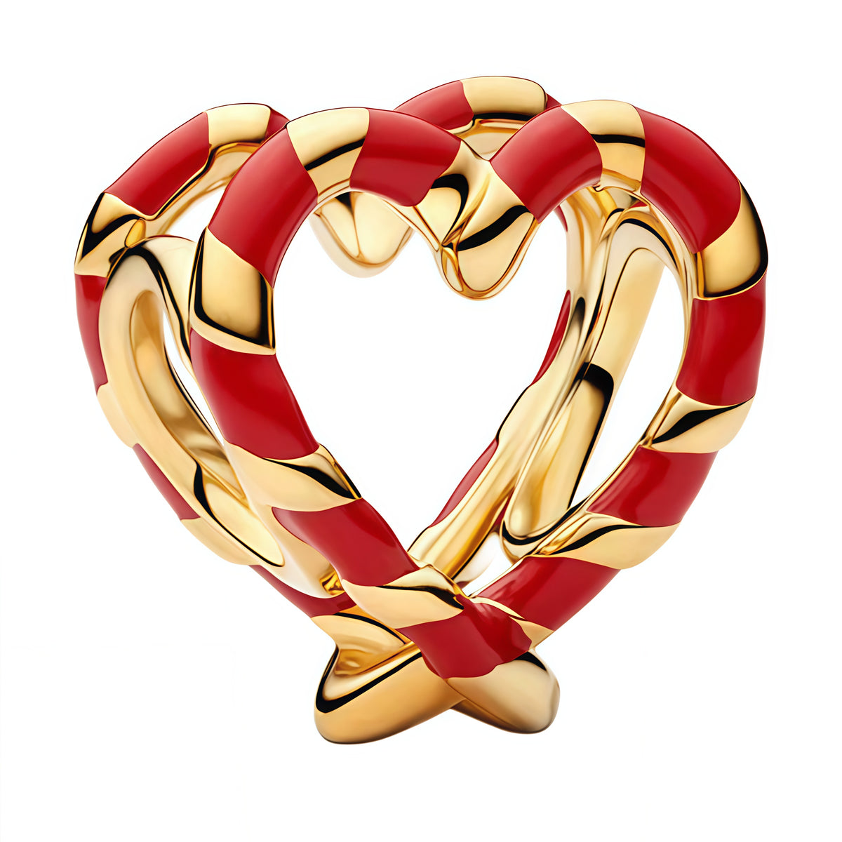 Charm représentant deux cannes en sucre d’orge rouges et dorées formant un cœur. Finement travaillé en argent 925 avec des détails colorés, ce modèle apporte une touche festive, gourmande et romantique à votre collection de bijoux.

Caractéristiques :

Matière : Argent 925 avec détails rouges et dorés.
Design : Deux sucres d’orge entrecroisés formant un cœur.
Style : Festif, gourmand, romantique et lumineux.
Symbolique : Amour, partage, Noël, douceur et convivialité.
Compatibilité : Charm compatible avec br