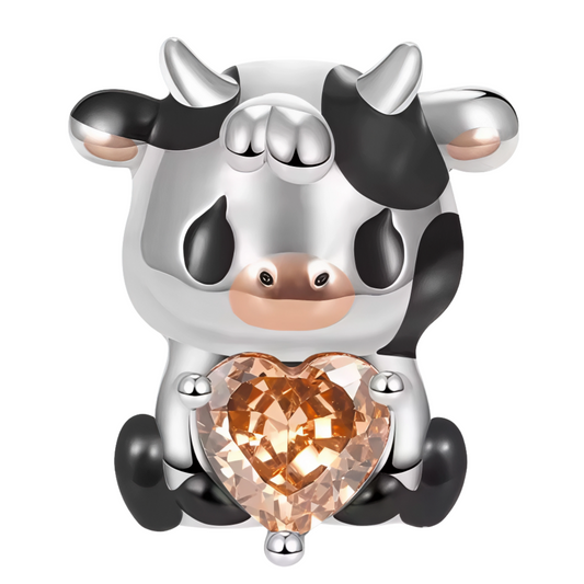 Ajoutez une note tendre et originale à votre collection avec ce charm en Argent 925 représentant une adorable vache tenant un cœur. Un bijou plein de douceur, idéal pour apporter une touche amusante et affectueuse à vos tenues.

Caractéristiques
– Matière : Argent 925
– Design : Vache mignonne tenant un cœur
– Coloris : Argenté avec détails colorés
– Style : Tendre, ludique et original