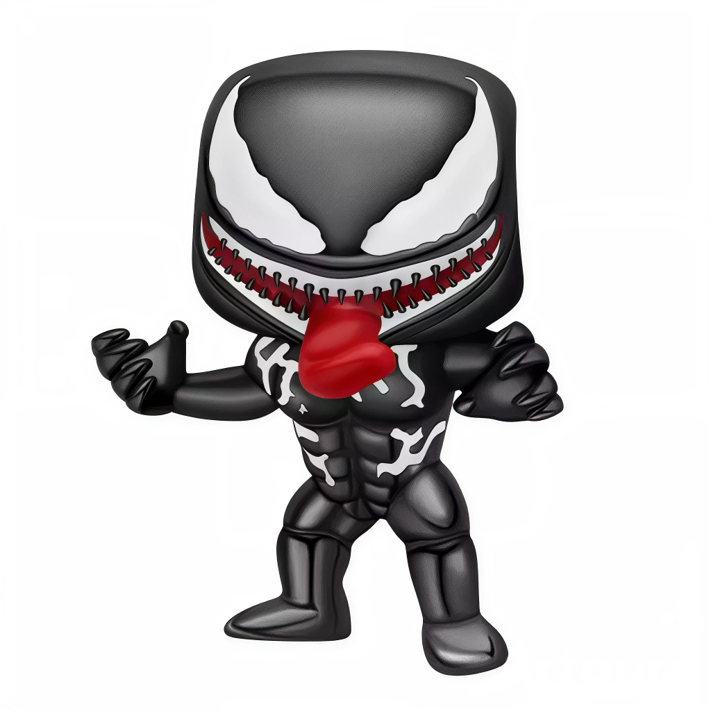 Ce charm perle capture l’allure iconique du symbiote: casque noir brillant aux yeux blancs étirés, mâchoire dentelée soigneusement gravée et langue rouge émaillée qui donne du mouvement. Le corps compact stylisé reprend les veines blanches caractéristiques, tandis que l’anneau traversant assure une compatibilité parfaite sur un bracelet. Idéal pour un thème super‑héros, noir &amp; blanc ou collection pop culture.