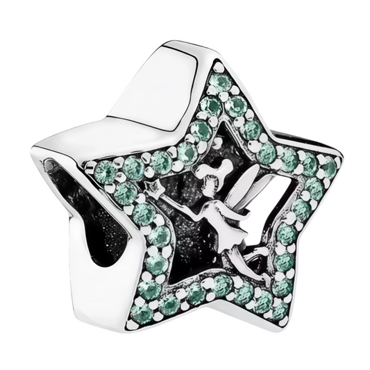 Ajoutez une touche de magie et de féérie à votre collection avec ce charm en Argent 925 représentant une étoile et Fée Clochette, sublimé par des strass verts scintillants. Un bijou enchanteur parfait pour les amoureux de l’univers féerique.

Caractéristiques
– Matière : Argent 925
– Design : Étoile et Fée Clochette délicatement détaillées
– Coloris : Argenté brillant avec strass vert
– Style : Féérique, magique et élégant