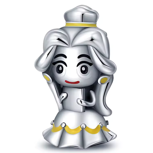 Faites rayonner votre collection avec ce charm en argent 925 représentant Belle dans sa magnifique robe de bal. Inspiré du classique La Belle et la Bête, ce bijou incarne la grâce, l’intelligence et la beauté intérieure de cette princesse Disney iconique.

Caractéristiques :

Matière : Argent 925 finition brillante et résistante
Design : Belle en robe de bal, capturée dans une pose élégante avec des détails raffinés
Coloris : Argent poli avec possibilité d’émail jaune doré pour sublimer sa tenue
Compatibi