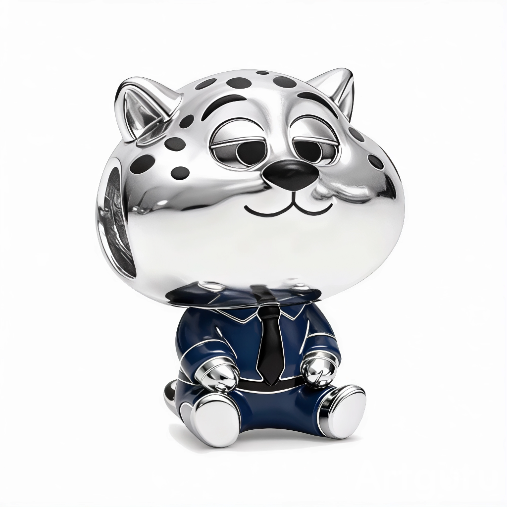 Ce charm en argent 925 représente Benjamin Clawhauser, le guépard joufflu de&nbsp;Zootopie, assis. Il symbolise optimisme contagieux, amitié sincère et douceur dans l’autorité.

Caractéristiques :

Matière : Argent 925.
Design : Clawhauser buste chaleureux.
Dimensions : 1,9 cm hauteur, pendante ronde légère.