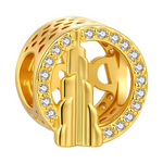 Apportez une touche d’élégance et d’originalité à votre collection avec ce charm pendentif en Argent 925 (S925) avec finition dorée, représentant le Burj Khalifa, symbole d’audace et de modernité. Ce bijou unique allie architecture emblématique et poésie céleste, parfait pour sublimer vos bracelets ou colliers avec une note sophistiquée et cosmique.