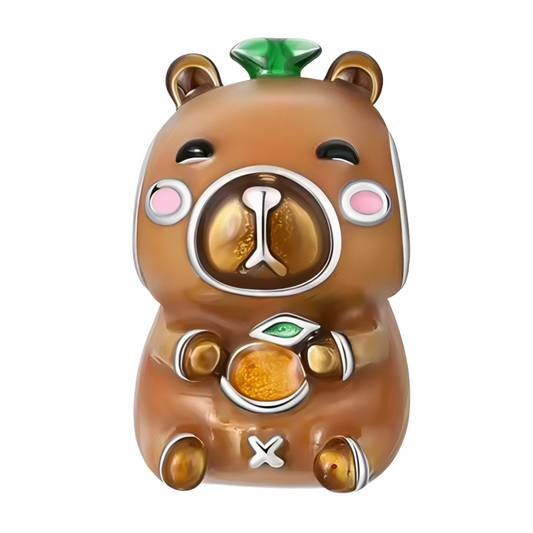 Charm en argent 925 représentant un capybara tenant délicatement une petite orange, parfait pour ajouter une touche mignonne et originale à votre bracelet.

Caractéristiques

– Métal : argent 925
– Détails précis : capybara tenant l’orange
– Compatible avec tous types de bracelets en argent 925