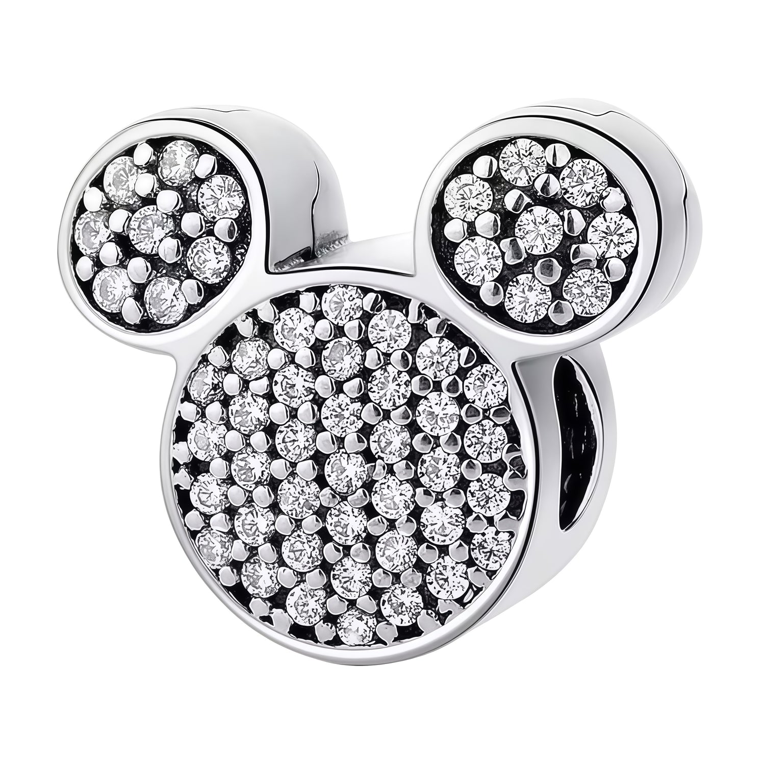 Apporte une touche élégante et brillante à ton bracelet avec ce charm clips Mickey strass. Inspiré de l’univers Disney, ce bijou en argent 925 met en valeur l’oreille de Mickey dans un design clip raffiné, sublimé par de délicats strass scintillants. Un charm pratique et lumineux, parfait pour les fans de Mickey et des pièces discrètes mais pleines de charme.

Caractéristiques :

- Matière : Argent 925 avec strass.
- Design : Clip oreille de Mickey avec finitions soignées.
- Dimensions : Taille délicate et 