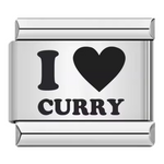 Ce charm italien unique exprime votre passion pour le curry avec un design simple et élégant en acier inoxydable argenté. Facile à fixer, il s’adapte parfaitement à nos bracelets composés de 17 maillons extensibles et réglables, adaptés à tous les poignets. Compatible avec tous nos charms italiens, ce bijou original apporte une touche personnalisée et pleine de caractère à votre collection.