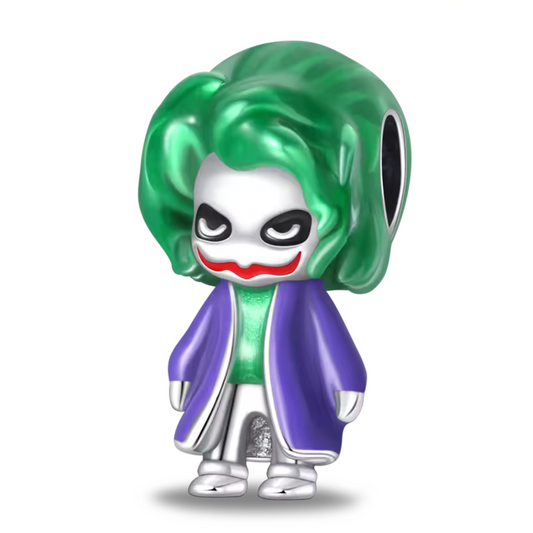Plongez dans l'univers chaotique et fascinant de Gotham City avec ce Charm - Joker, en argent sterling S925. Inspiré par le célèbre antagoniste de l'univers DC, ce charm capture toute la folie et le charisme du Joker, l'ennemi juré de Batman. Parfait pour les fans de DC Comics, ce bijou iconique est un excellent ajout à toute collection de super-héros.