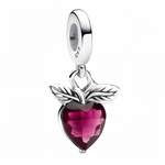 Ajoutez une touche de romantisme naturel à votre collection avec ce charm pendentif en argent 925, délicatement orné d’un cœur rose brillant surmonté de deux feuilles argentées. Ce bijou raffiné allie douceur et élégance, symbolisant à la fois l’amour et la nature. Parfait pour celles qui recherchent un accessoire subtil et plein de sens.