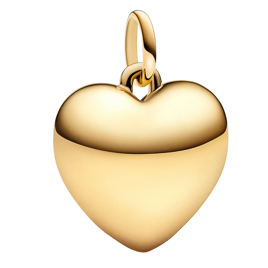 Ajoutez une touche de douceur et de romantisme à votre collection avec ce charm pendentif en Argent 925, finement travaillé en forme de cœur doré. Un bijou élégant et symbolique qui sublimera vos bracelets et colliers.

Caractéristiques
– Matière : Argent 925
– Design : Cœur délicatement sculpté
– Coloris : Doré
– Style : Romantique, élégant et intemporel