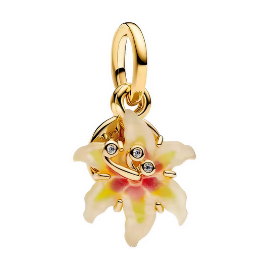 Ce charm pendentif en&nbsp;argent 925&nbsp;s’inspire de la campanule « raiponce », fleur liée au conte Rapunzel, sculptée en délicates pétales bicolores avec de petits accents scintillants pour un rendu poétique et lumineux. Symbole de gratitude, d’humilité et de constance en amour et en amitié, la campanule apporte une touche florale raffinée, parfaite pour personnaliser un bracelet à charms ou égayer une chaîne en collier. Compatible avec les bracelets de style Pandora, ce bijou se combine facilement aux 