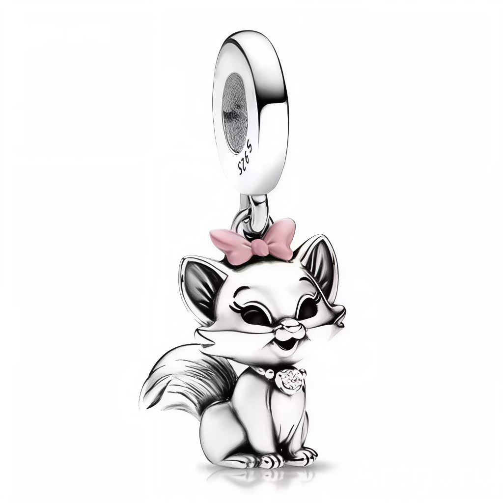 Ce charm pour bracelet en argent 925 représente un adorable chaton avec un grand ruban rose et un collier fin, yeux pétillants et queue bouclée pour une vibe féline mignonne et espiègle. La base ronde gravée « S925 » s'intègre parfaitement aux bracelets modulaires.

Caractéristiques :

Matière : Argent 925 (S925)
Design : Chaton détaillé avec nœud rose oversize, pose joueuse et accessoires subtils, monté sur support rond.
Style : Doux et ludique, idéal pour amoureux des chats, cadeaux tendres ou personnalis