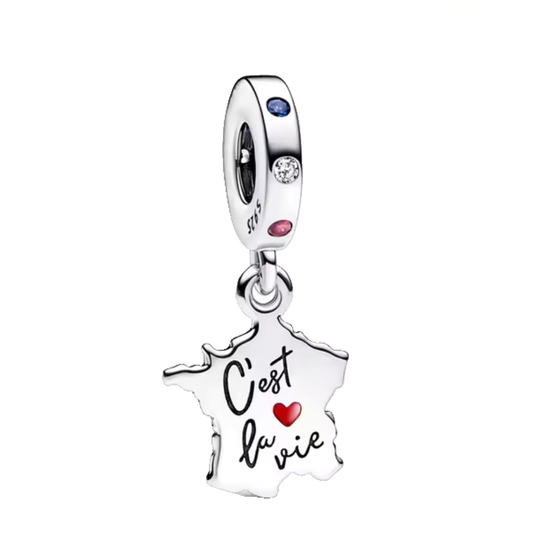 Apportez un souffle de fraîcheur et d’élégance française à votre bracelet avec ce charm en argent 925, portant l’inscription "C'est la vie". Symbole de l’art de vivre à la française, ce charm incarne la légèreté, la romance et la joie de vivre. Il évoque l’esprit de liberté et de positivité propre à la France, un véritable clin d'œil à la beauté du quotidien.

Parfait pour les passionnés de culture française, de voyages et de plaisirs simples, ce charm apportera une touche poétique et raffinée à votre colle