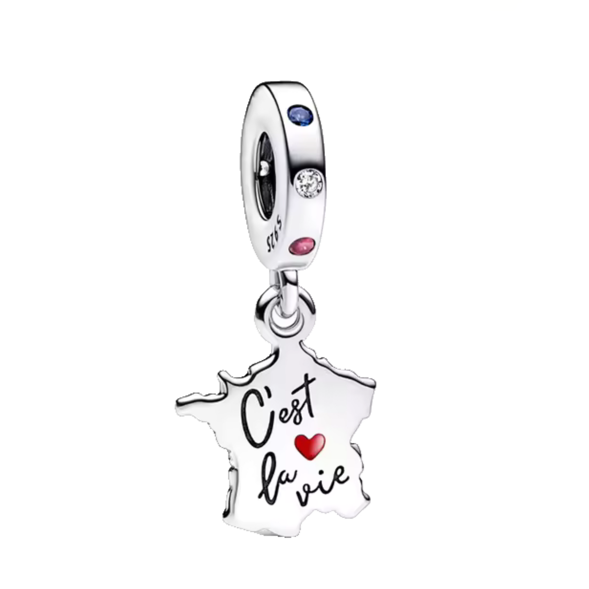 Apportez un souffle de fraîcheur et d’élégance française à votre bracelet avec ce charm en argent 925, portant l’inscription "C'est la vie". Symbole de l’art de vivre à la française, ce charm incarne la légèreté, la romance et la joie de vivre. Il évoque l’esprit de liberté et de positivité propre à la France, un véritable clin d'œil à la beauté du quotidien.

Parfait pour les passionnés de culture française, de voyages et de plaisirs simples, ce charm apportera une touche poétique et raffinée à votre colle