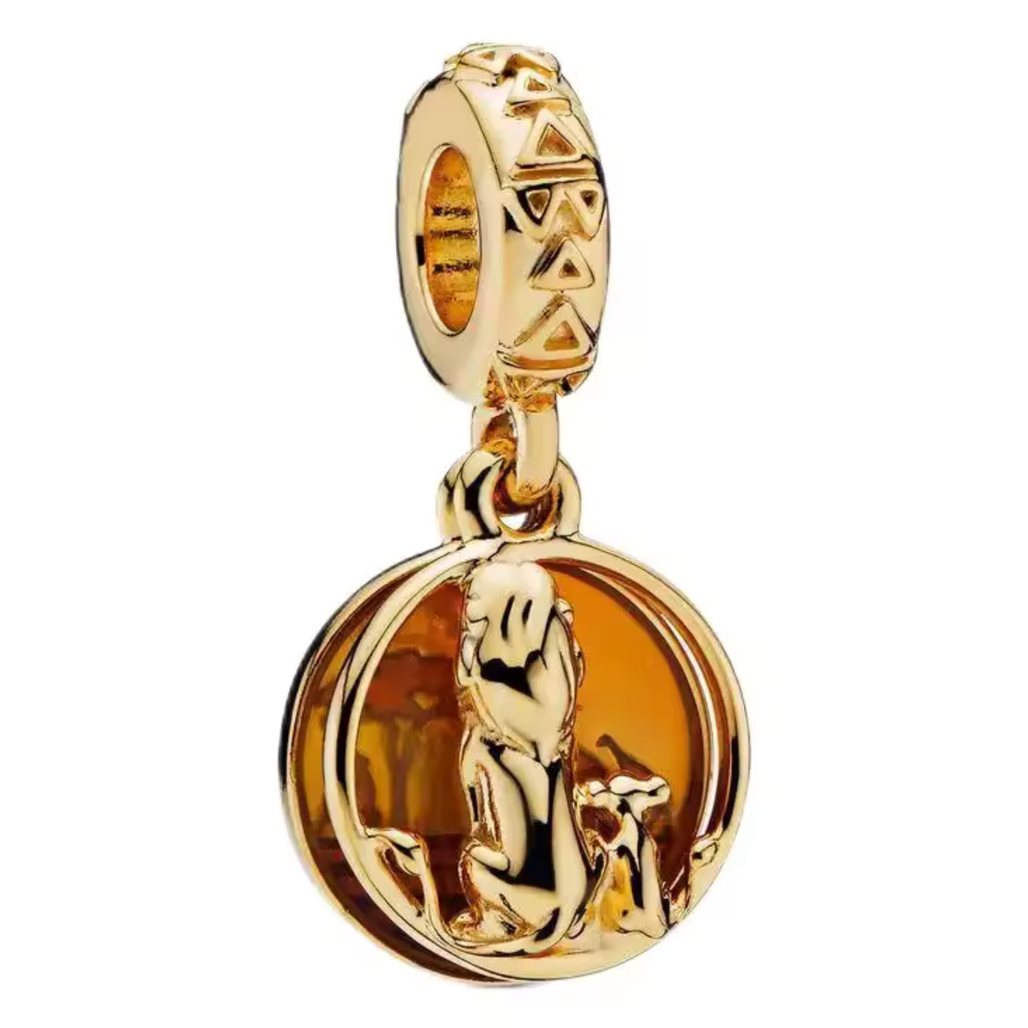 Rendez hommage à la majesté de la savane avec ce charm médaillon inspiré du Roi Lion. Détails raffinés et design élégant, ce charm capture l'esprit de la sagesse et de la royauté de ce film iconique. Parfait pour les fans de Disney et de l'aventure épique de Simba.