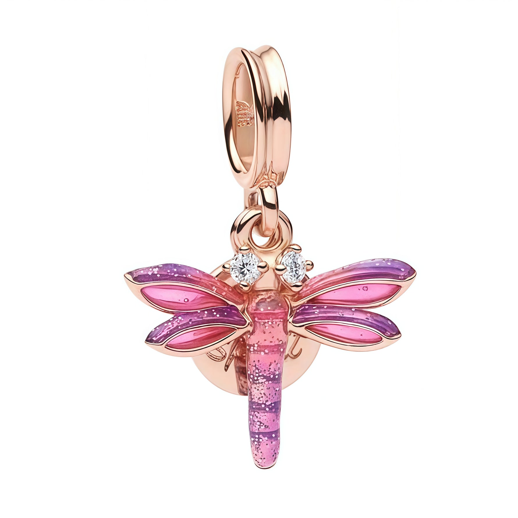 Apporte une touche de douceur et d’élégance à ton bracelet avec ce charm en argent sterling 925 représentant une délicate libellule rose aux détails rose gold. Son design raffiné évoque la légèreté, la transformation et la grâce, tout en ajoutant une note lumineuse et moderne à ton style. Un bijou poétique et féminin, parfait pour celles qui aiment les créations délicates et tendance.

Caractéristiques :

- Matière : Argent 925.
- Design : Libellule rose avec finitions rose gold, détail brillant et élégant.