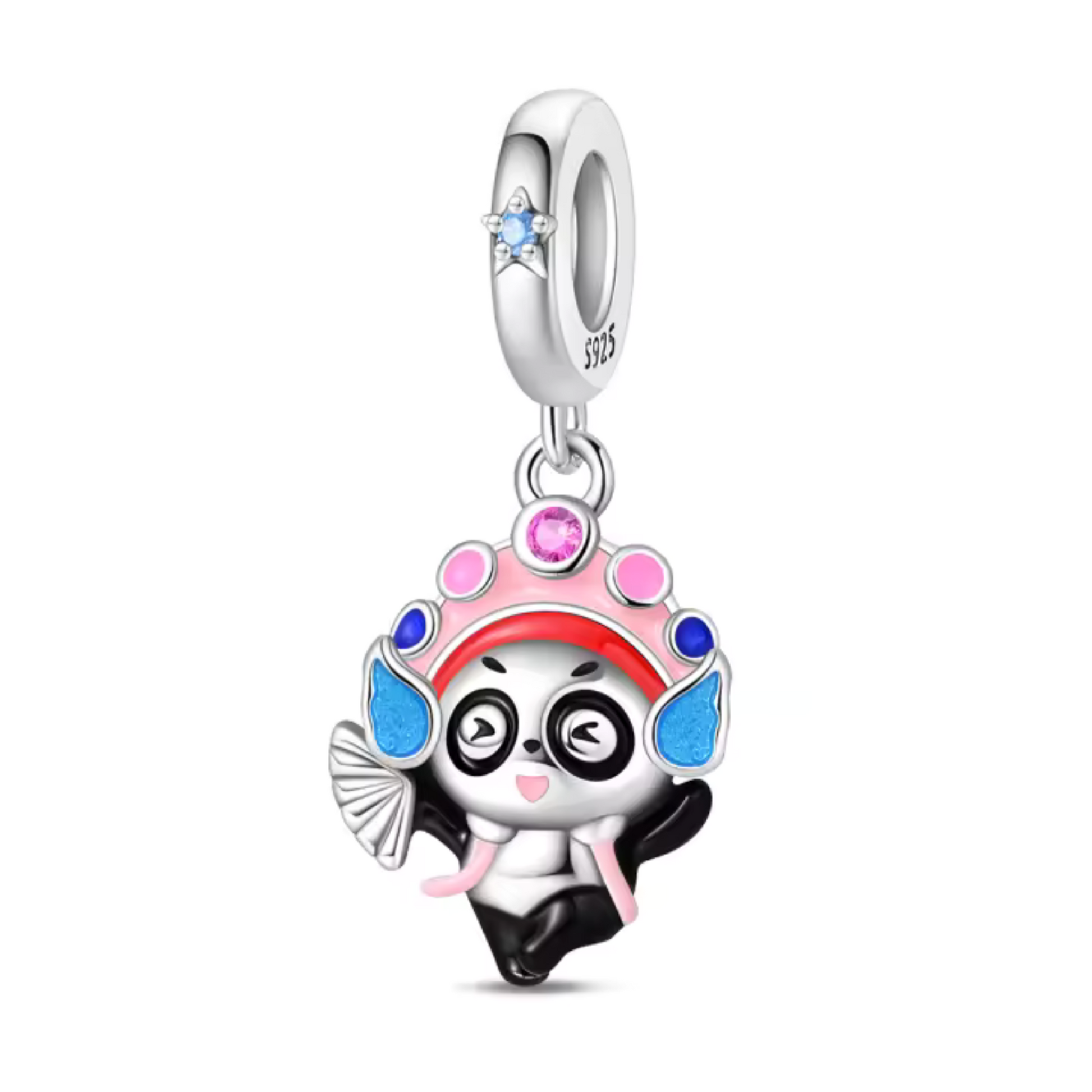 Apportez une touche adorable et royale à votre collection avec ce charm pendentif en forme de panda, couronné d’une délicate couronne rose. Ce bijou charmant allie douceur et élégance, parfait pour celles et ceux qui veulent afficher un style tendre et unique.