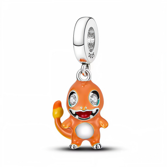 Apportez une touche de feu à votre collection de bijoux avec ce charm pendentif en argent 925 représentant Salamèche, le célèbre petit dragon des flammes. Symbole de passion et d’énergie, ce bijou finement travaillé séduira les fans de Pokémon et les amateurs de pièces originales et ludiques.