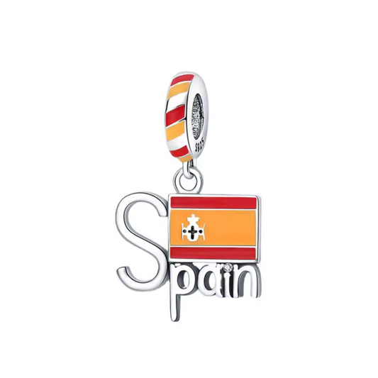 Célébrez l'essence de l'Espagne avec ce charm élégant représentant le pays et ses symboles. Fabriqué en argent 925, ce bijou rend hommage à la culture vibrante, l'histoire fascinante et les paysages magnifiques de l'Espagne. Parfait pour les amoureux du pays, les voyageurs ou les passionnés de culture espagnole, ce charm capture l'esprit passionné et chaleureux de l'Espagne.