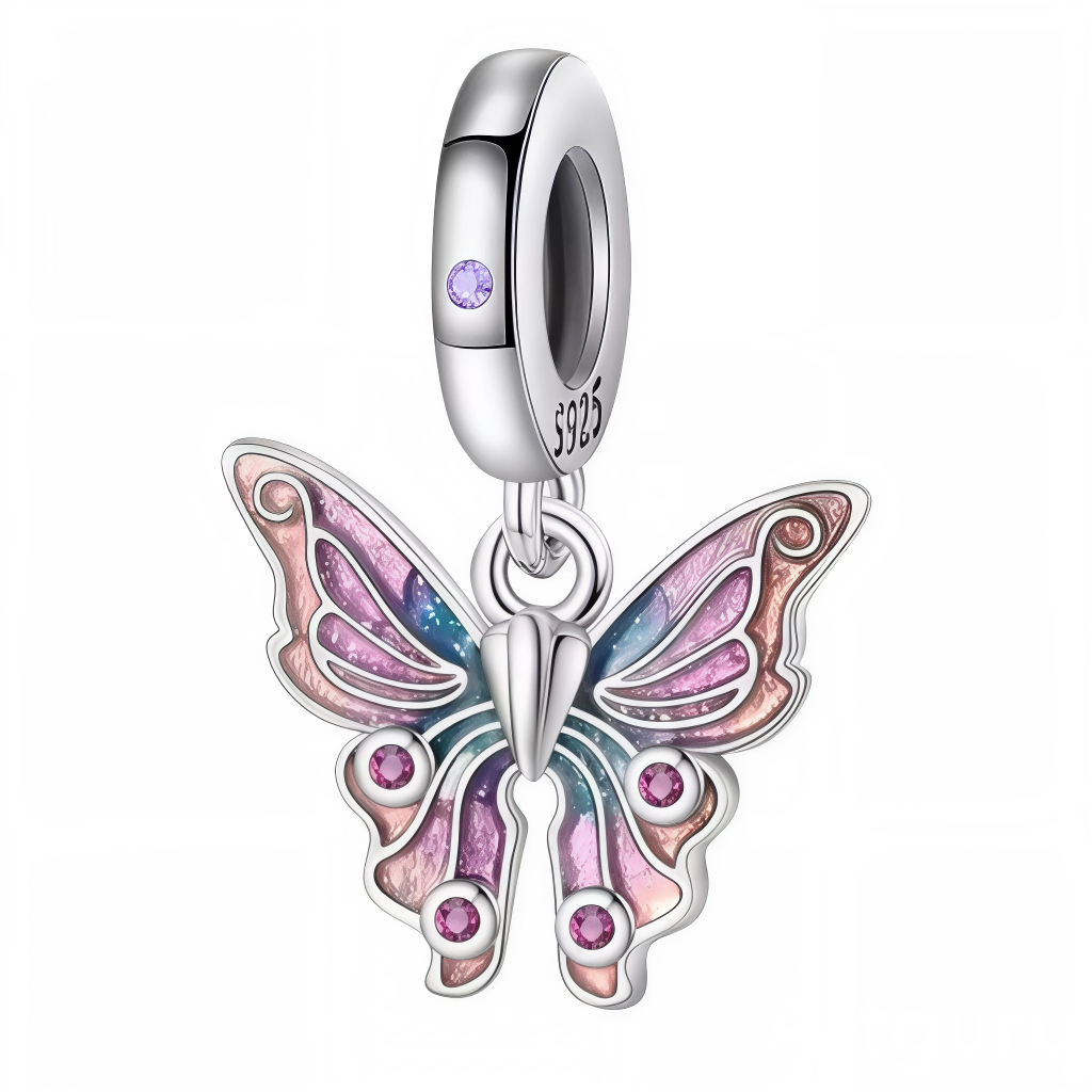 Ce charm pendentif en argent 925 (S925) avec ailes irisées capture papillon féerique aux ailes translucides multicolores motifs délicats et antennes graciles. Il symbolise transformation magie et légèreté spirituelle.

Caractéristiques

Matière : Argent 925 (S925) avec zircons irisés sur les ailes et placage doré subtil.
Design : Ailes ajourées surdimensionnées, corps fin ciselé, motifs organiques inspirés d’un papillon issu d’un royaume féerique enchanté.
Compatibilité : Compatible avec les bracelets à cha