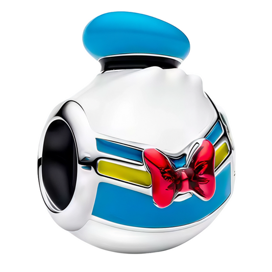 Ajoutez une touche amusante et colorée à votre collection avec ce charm rond en Argent 925 (S925), représentant la tenue iconique de Donald Un bijou charmant et ludique parfait pour sublimer vos bracelets et montrer votre affection pour ce personnage Disney

Caractéristiques
– Matière : Argent 925 (S925)
– Design : Charm rond avec tenue de Donald détaillée
– Coloris : Couleurs vives représentant la tenue de Donald
– Compatibilité : Convient aux bracelets à charms type Pandora
– Style : Amusant ludique et co