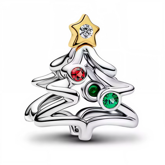 Ajoutez un esprit festif à votre collection avec ce charm en Argent 925 représentant un sapin de Noël orné de strass scintillants. Un bijou plein de magie et d’élégance, parfait pour célébrer la période des fêtes.

Caractéristiques
– Matière : Argent 925
– Design : Sapin de Noël décoré de strass
– Coloris : Argenté brillant avec éclat cristallin
– Style : Festif, élégant et lumineux