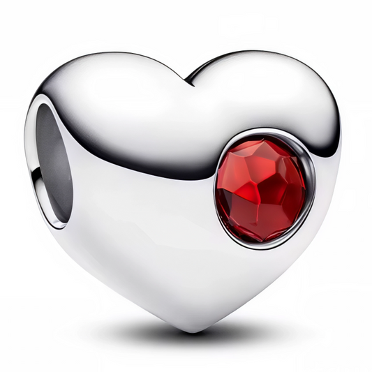 Ajoutez une touche d’amour et d’éclat à votre collection avec ce charm en Argent 925, représentant un cœur délicatement argenté orné d’un strass rouge brillant. Un bijou romantique et élégant, parfait pour sublimer vos bracelets avec passion.

Caractéristiques

– Matière : Argent 925 (S925).
– Design : Cœur argenté avec strass rouge central.
– Coloris : Argenté brillant avec éclat rouge.
– Style : Romantique, raffiné et lumineux.