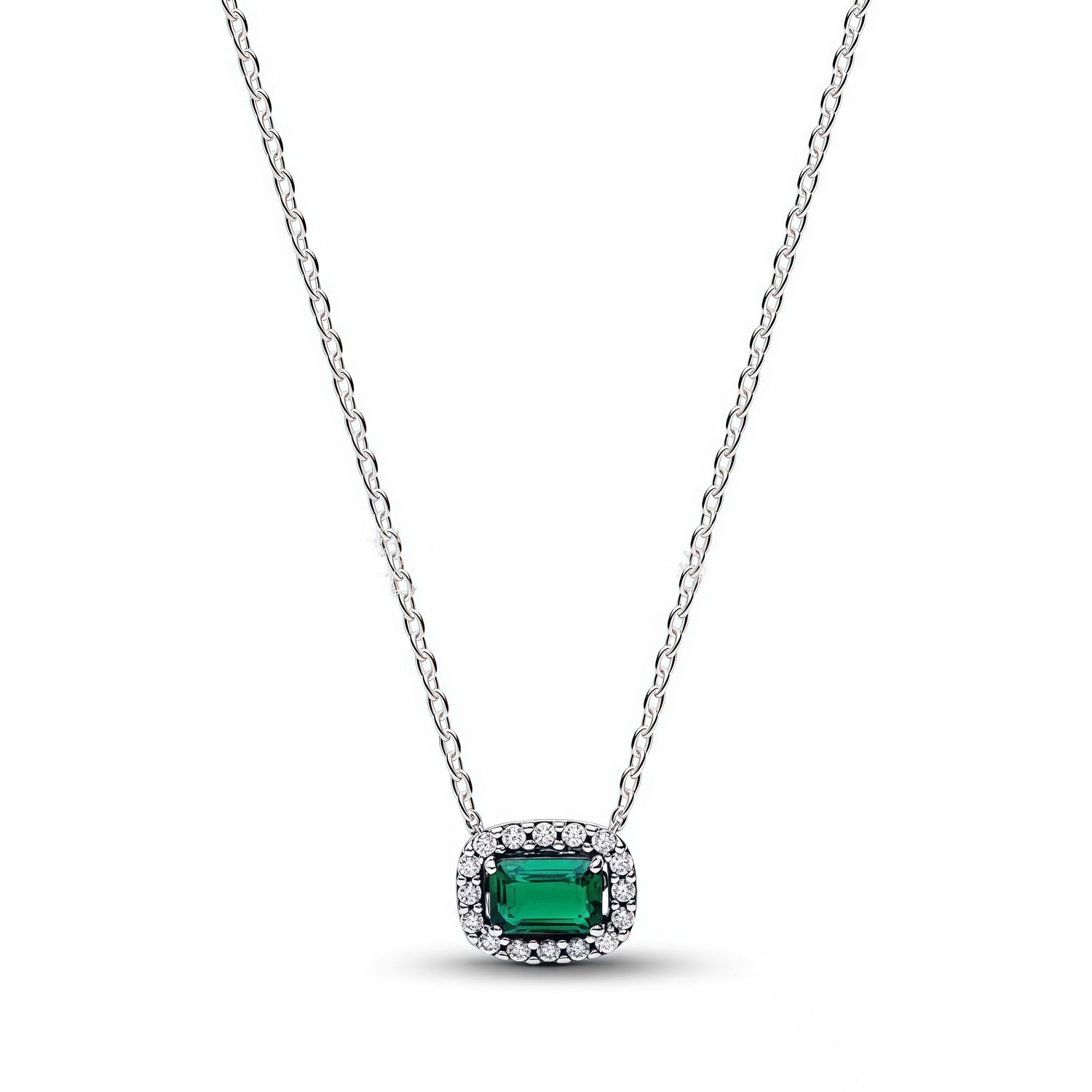 Apporte une touche d’élégance naturelle à ton style avec ce collier argenté orné d’une pierre verte lumineuse. Son design fin et raffiné met en valeur l’éclat de la pierre tout en créant un bijou chic, frais et intemporel. Facile à porter au quotidien, il ajoute une note de couleur subtile et sophistiquée à toutes les tenues.

Caractéristiques :

- Matière : Argent 925.
- Design : Pendentif argenté avec pierre verte brillante.
- Dimensions : Taille délicate et confortable à porter.
- Style : Bijou élégant, 