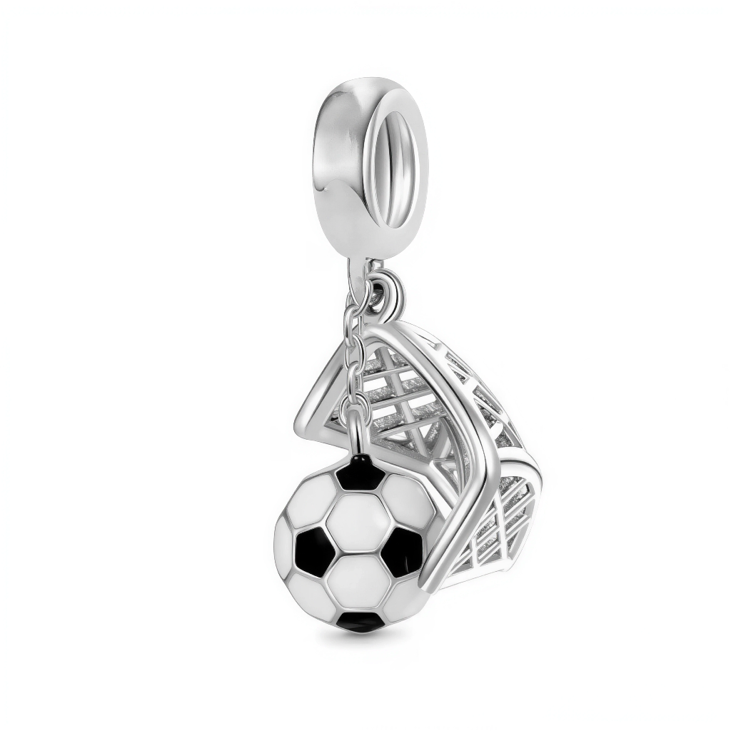 Charm Pendant – Goal Football Cage Victory Ball 