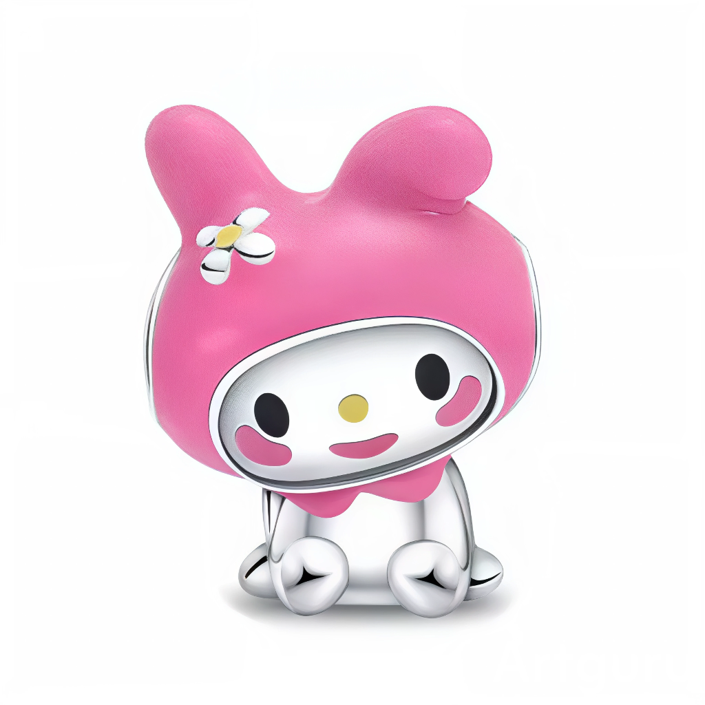 Charm – My Melody in Pink Flower Hat (Sanrio)
