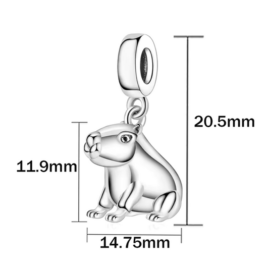 Charm-Anhänger - Wasserschwein