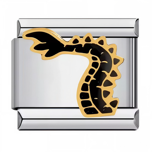 Set of 3 Italian Charms - Sea Dragons