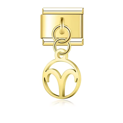 Italienischer Charme – Goldener Sternzeichen-Anhänger