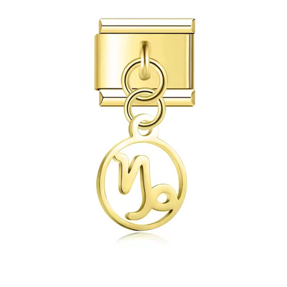 Italienischer Charme – Goldener Sternzeichen-Anhänger