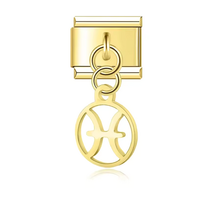 Italienischer Charme – Goldener Sternzeichen-Anhänger