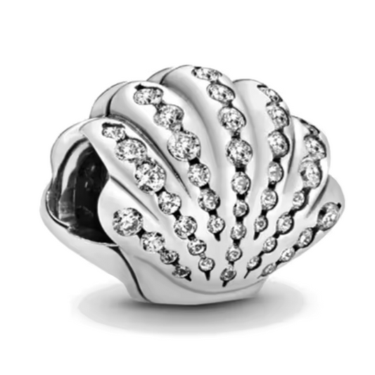 Charm – Silberne Muschel