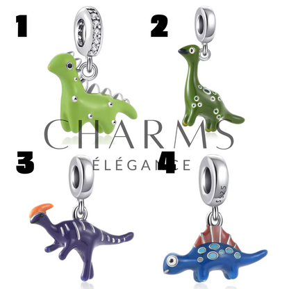 Charms Petits Dinosaures – 4 Modèles au Choix