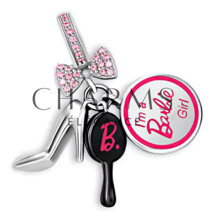 Charm Talon avec Miroir et "I’m Barbie Girl"