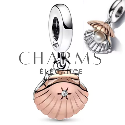 Charm Coquillage avec Perle