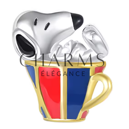 Charm Snoopy dans une Tasse