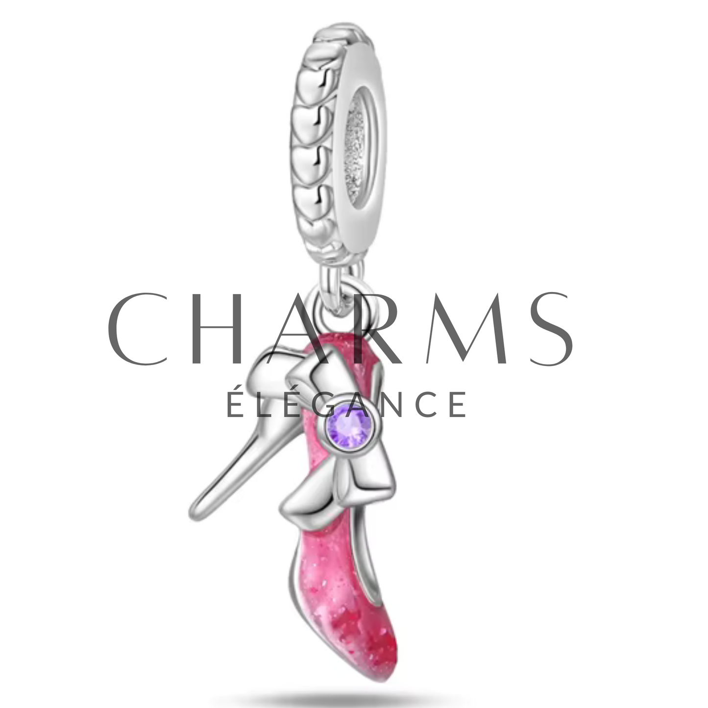 Charm Talon Aiguille Rose