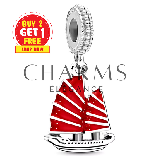 Charm Voilier Rouge