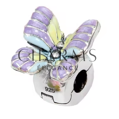 Lila Schmetterling Clip Charm – Eleganz und Leichtigkeit