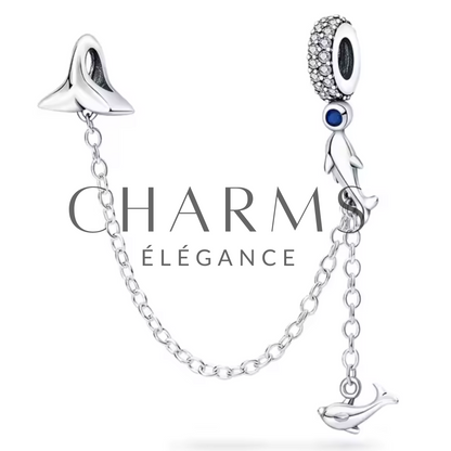 Charm Chaîne Dauphin – Liberté et Sérénité Marine