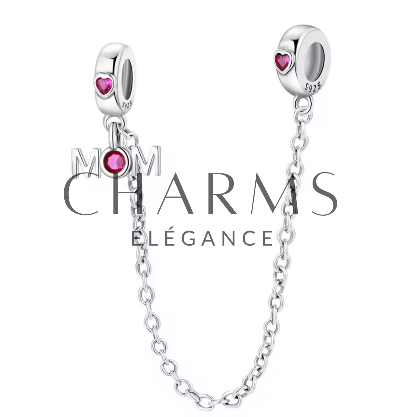 Charm Kette „MOM“ – Ewige Liebe und Dankbarkeit