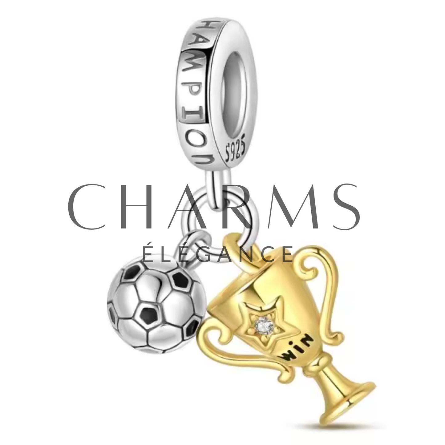 Charm – Ballon de Football et Trophée