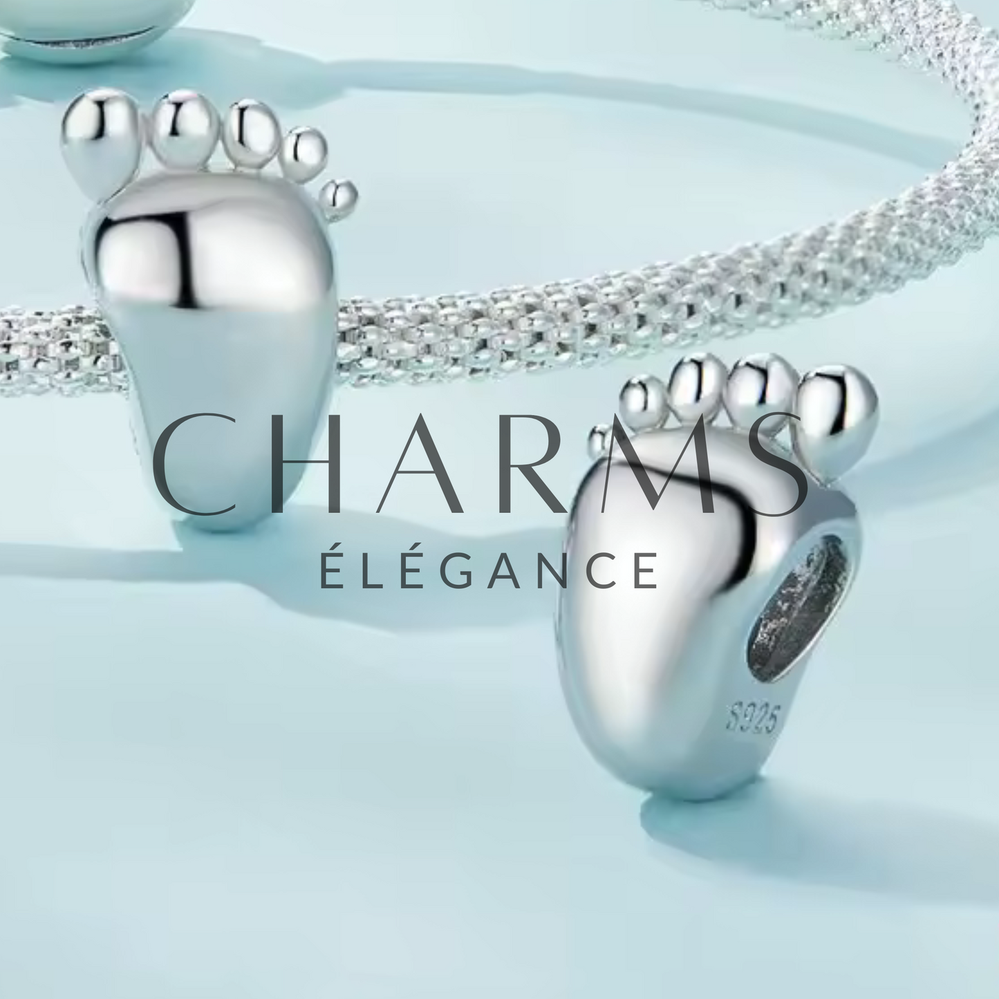 Personalisierter Fußanhänger für Armband – Einzigartiger Schmuck zum Personalisieren