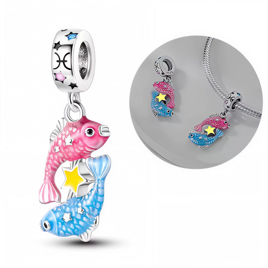 Charm-Anhänger - Fisch mit Glow-in-the-Dark-Effekt